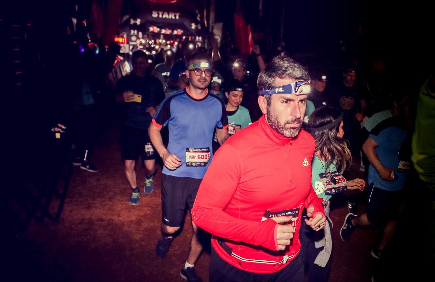 6K Night Run Photo of Daron